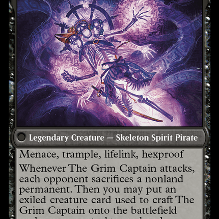 Throne of the Grim Captain // The Grim Captain [The Lost Caverns of Ixalan Prerelease Cards]