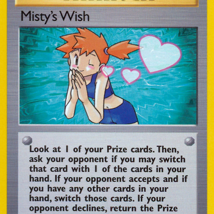 Misty's Wish (108/132) [Gym Challenge 1st Edition]