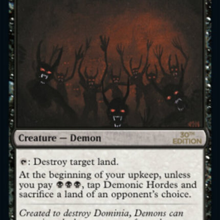 Demonic Hordes [30th Anniversary Edition]
