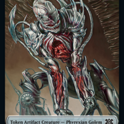 Elemental // Phyrexian Golem Double-Sided Token [Double Masters 2022 Tokens]
