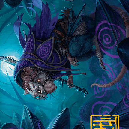 Nightwhorl Hermit Art Card (Gold-Stamped Signature) [Bloomburrow Art Series]
