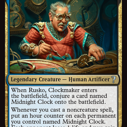 Rusko, Clockmaker [Mystery Booster 2]