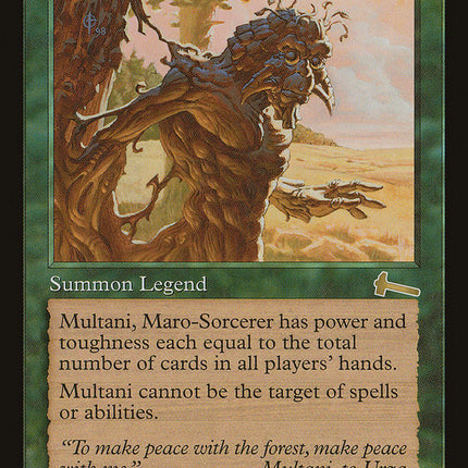 Multani, Maro-Sorcerer [Urza's Legacy]