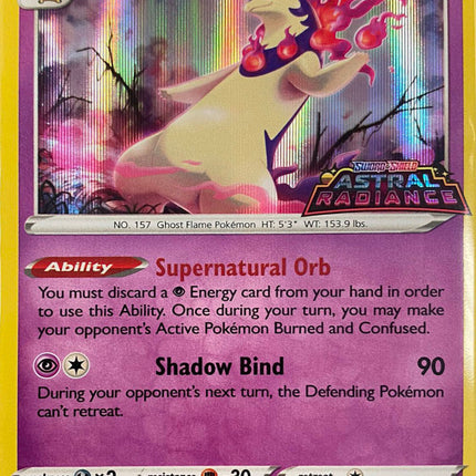 Hisuian Typhlosion (052/189) (GameStop Exclusive) [Sword & Shield: Astral Radiance]