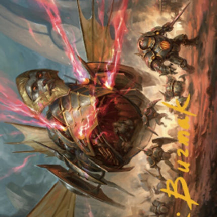 Liberator, Urza's Battlethopter Art Card (Gold-Stamped Signature) [The Brothers' War Art Series]