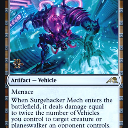 Surgehacker Mech [Kamigawa: Neon Dynasty Prerelease Promos]