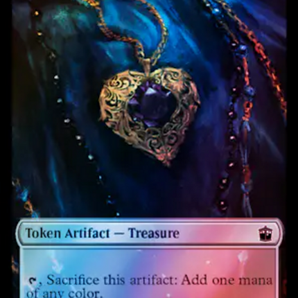 Warrior // Treasure (0061) Double-Sided Token (Surge Foil) [Doctor Who Tokens]