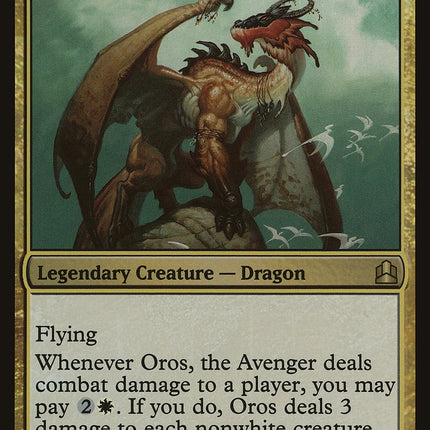 Oros, the Avenger (Oversized) [Commander 2011 Oversized]