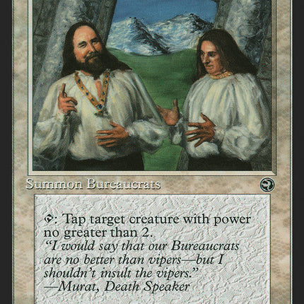Aysen Bureaucrats (Murat Flavor Text) [Homelands]