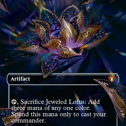 Jeweled Lotus (Borderless Frame Break) [Commander Masters]
