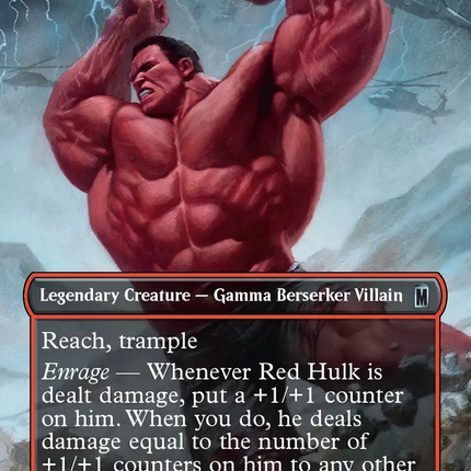 Red Hulk (Borderless) [Marvel Super Heroes]