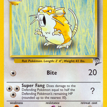 Raticate (58/130) [Base Set 2]