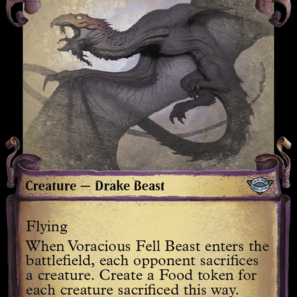 Voracious Fell Beast [The Lord of the Rings: Tales of Middle-Earth Showcase Scrolls]