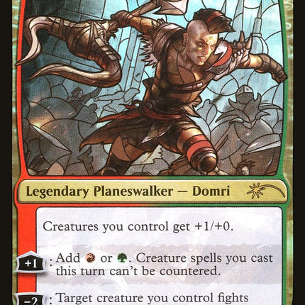 Domri, Anarch of Bolas (Stained Glass) [Secret Lair Drop Promos]