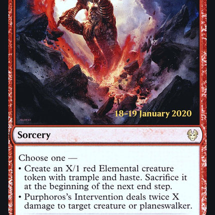 Purphoros's Intervention [Theros Beyond Death Prerelease Promos]