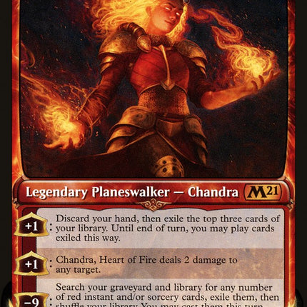 Chandra, Heart of Fire (Showcase) [Core Set 2021]