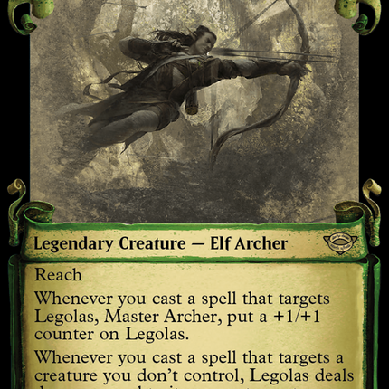 Legolas, Master Archer [The Lord of the Rings: Tales of Middle-Earth Showcase Scrolls]