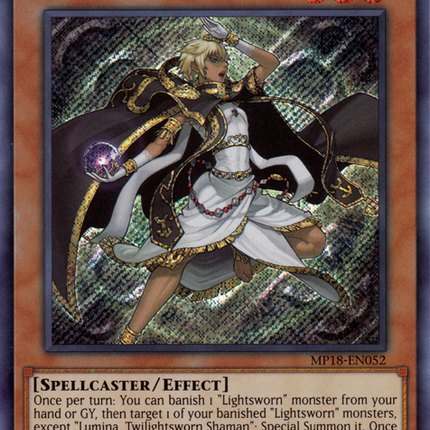Lumina, Twilightsworn Shaman [MP18-EN052] Secret Rare