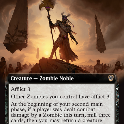 Lost Monarch of Ifnir (Extended Art) [Aetherdrift Commander]