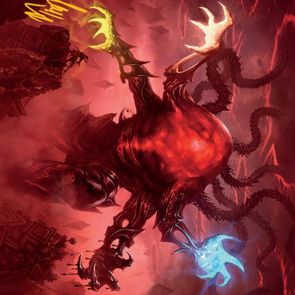 Omnath, Locus of All Art Card (51) (Gold-Stamped Signature) [March of the Machine Art Series]