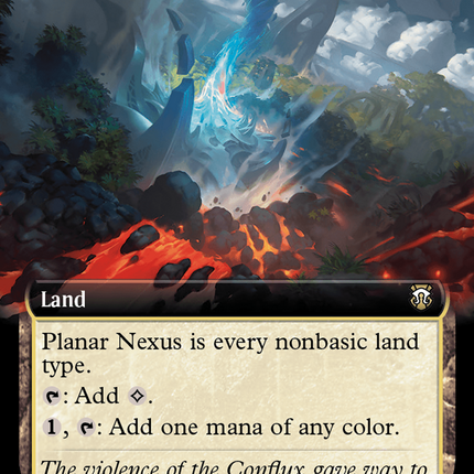 Planar Nexus (Extended Art) (Ripple Foil) [Modern Horizons 3 Commander]