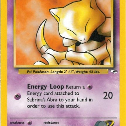 Sabrina's Abra (91/132) [Gym Heroes Unlimited]