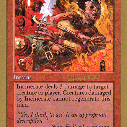 Incinerate (Janosch Kuhn) [World Championship Decks 1997]