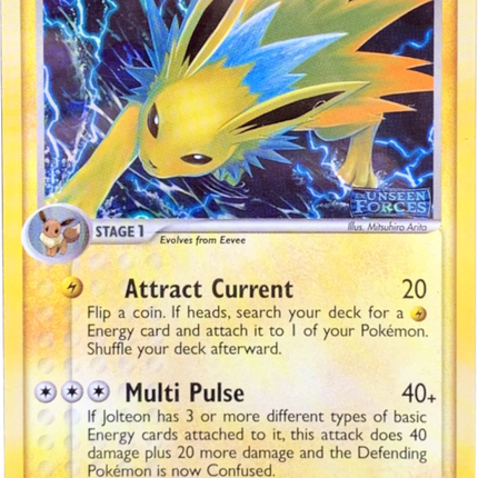 Jolteon (8/115) (Stamped) [EX: Unseen Forces]