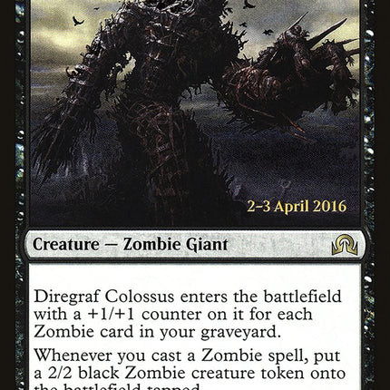 Diregraf Colossus [Shadows over Innistrad Prerelease Promos]