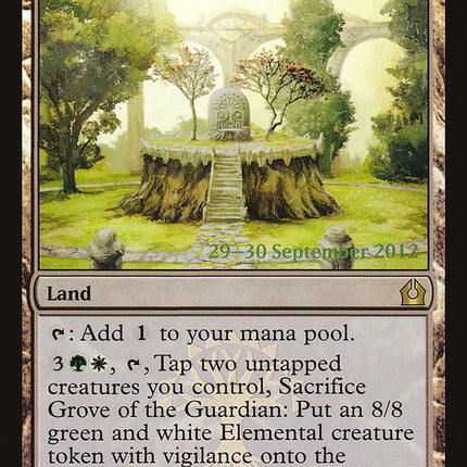 Grove of the Guardian [Return to Ravnica Prerelease Promos]
