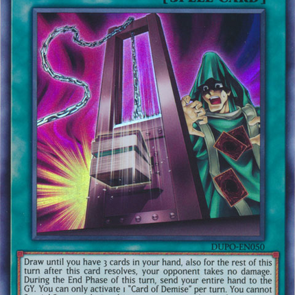 Card of Demise [DUPO-EN050] Ultra Rare