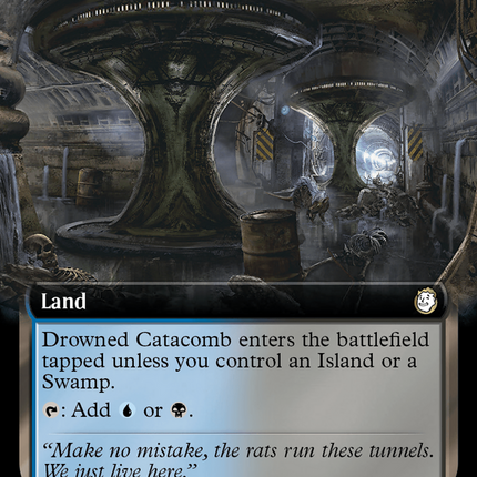 Drowned Catacomb (Extended Art) (Surge Foil) [Fallout]