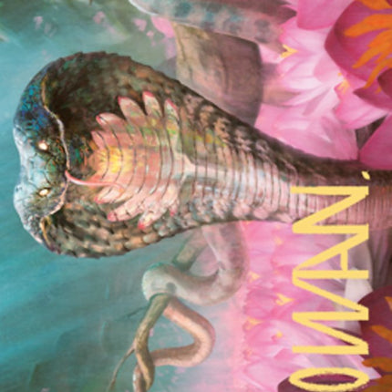 Lotus Cobra Art Card (Gold-Stamped Signature) [Zendikar Rising Art Series]