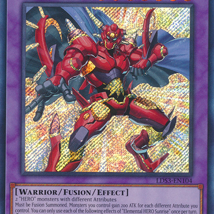 Elemental HERO Sunrise [LDS3-EN104] Secret Rare