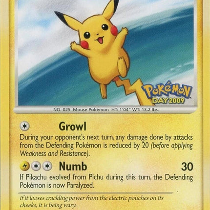 Pikachu (015/017) (Pokemon Day 2009) [POP Series 9]