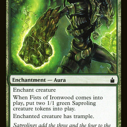Fists of Ironwood [Ravnica: City of Guilds]