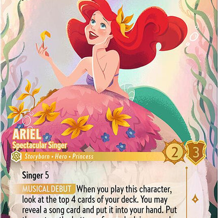 Ariel - Spectacular Singer (1) [Promo Cards]