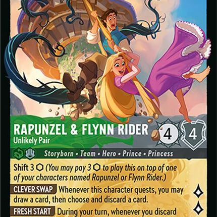 Rapunzel & Flynn Rider - Unlikely Pair (100/204) [Attack of the Vine!]