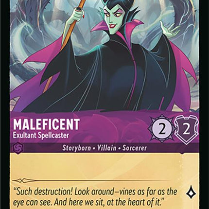 Maleficent - Exultant Spellcaster (39/204) [Attack of the Vine!]