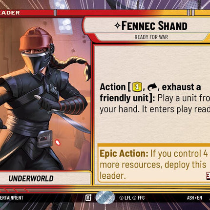 Fennec Shand - Ready for War (266) (Hyperspace) (266) [Ashes of the Empire]