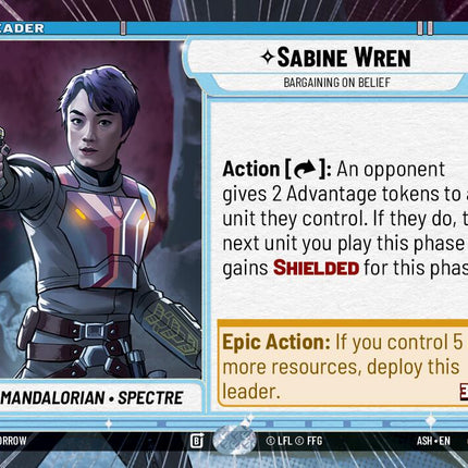 Sabine Wren - Bargaining on Belief (270) (Hyperspace) (270) [Ashes of the Empire]