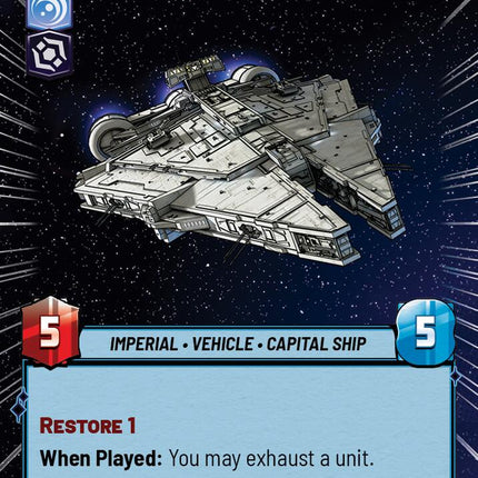 Reinforcing Light Cruiser (315) (Hyperspace) (315) [Ashes of the Empire]