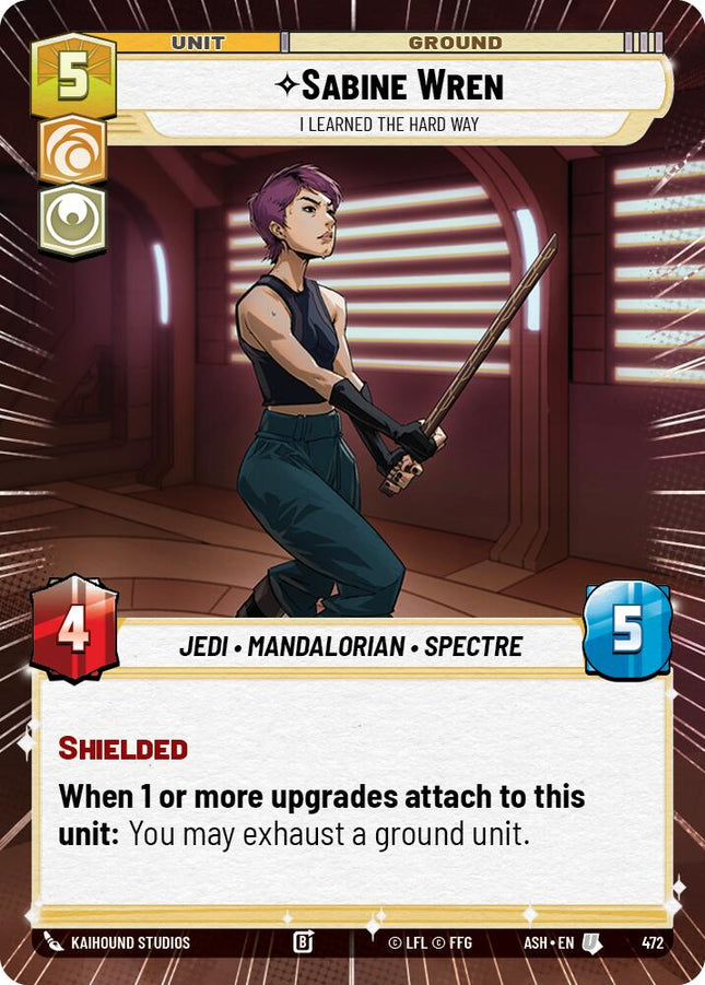 Sabine Wren - I Learned the Hard Way (472) (Hyperspace) (472) [Ashes of the Empire]