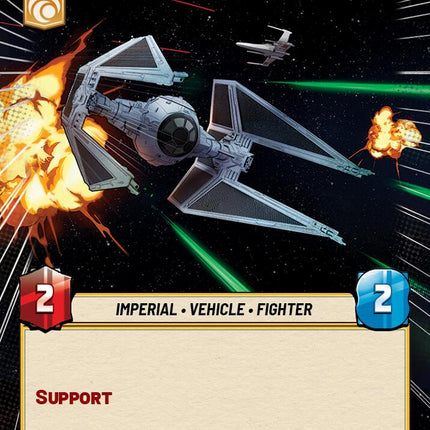 Flanking TIE Interceptor (479) (Hyperspace) (479) [Ashes of the Empire]
