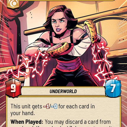 Qi'ra - Master of Teras Kasi (490) (Hyperspace) (490) [Ashes of the Empire]