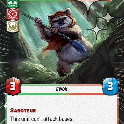 Wicket - Yub Nub! (536) (Hyperspace Foil) (536) [Ashes of the Empire]