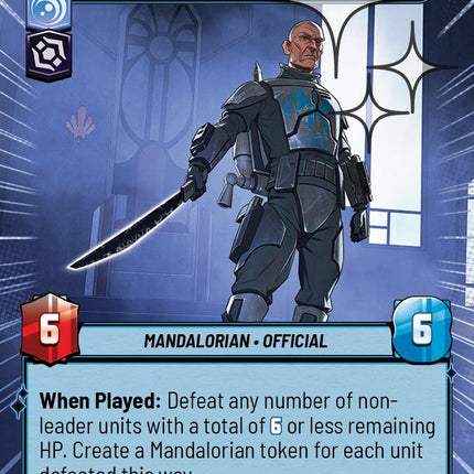 Pre Vizsla - Strong-Willed Ruler (555) (Hyperspace Foil) (555) [Ashes of the Empire]