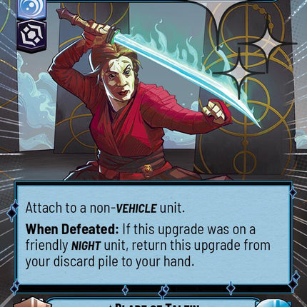 Blade of Talzin - A Gift of Shadows (557) (Hyperspace Foil) (557) [Ashes of the Empire]