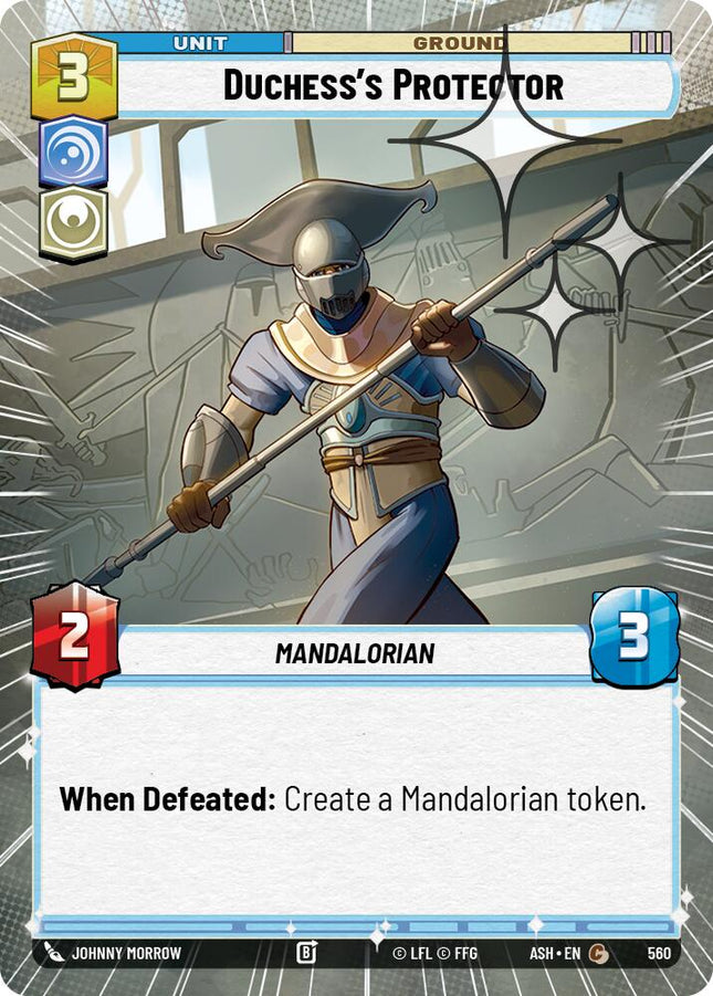 Duchess's Protector (560) (Hyperspace Foil) (560) [Ashes of the Empire]