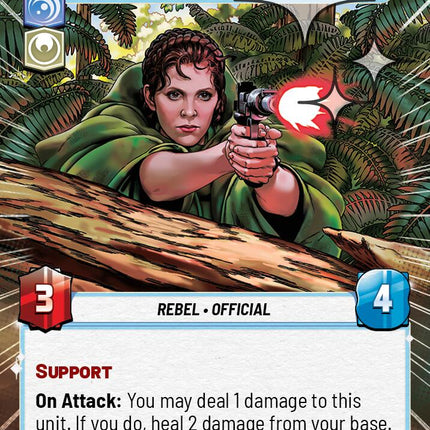 Leia Organa - Vigilant for Danger (561) (Hyperspace Foil) (561) [Ashes of the Empire]